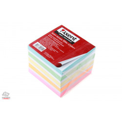 Блок бумаги для заметок непроклеенный Axent Elite Color 9х9х7 см цветная (8028-A)