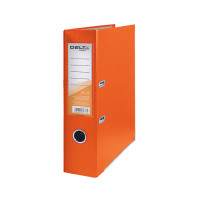 Папка-регистратор 7,5 см Axent А4 с односторонним покрытием цвет оранжевый (D1714-09C)