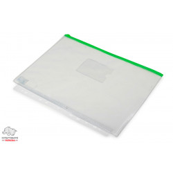 Папка-конверт BuroMax А4 застежка zip-lock пластик зеленый (BM.3946-04)