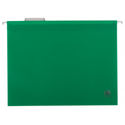 Файл (Папка, обложка) подвесной для картотеки BuroMax А4 пластик зеленый (ВМ.3360-04)