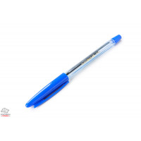 Ручка кульков. синя  0,7мм JOBMAX  BM.8100-01 з гум.грипом /50