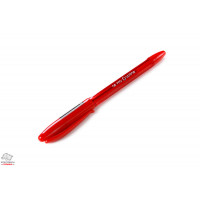 Ручка масляна червона 0,5 мм  Oil Pro  Optima O15616-03/12