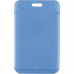 Бейдж-слайдер вертикальний  54х85мм ABS пластик синій Axent 4500v-02-A 42222
