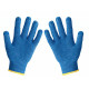 Рукавички трикотажні  ПВХ 646 (ТМ Долони) сині
