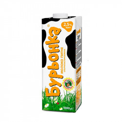 Молоко Буренка ультрапастеризованное  2, 5% жирности  1л