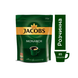 Кофе растворимый Jacobs Monarch 170 грамм эконом пакет