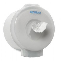 Диспенсер для туалетной бумаги Devisan Мини с центральной вытяжкой белый Арт. 803015.S.W